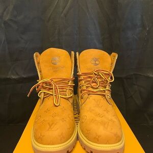 Louis Vuitton Tan Monogram Boots
